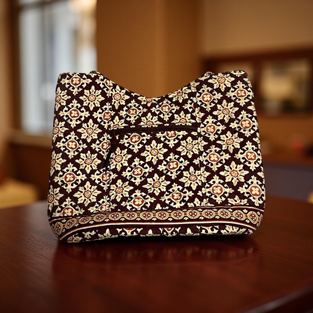 Vera Bradley Burgundy Medallion Bag